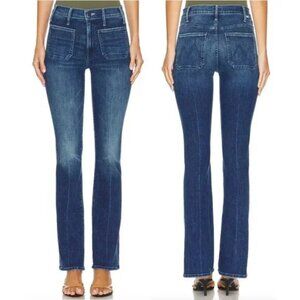 MOTHER Women's Straight Leg Jeans - Dark Blue